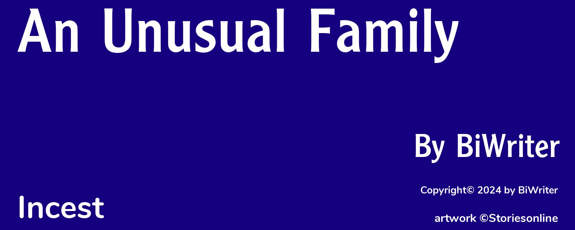 An Unusual Family - Cover