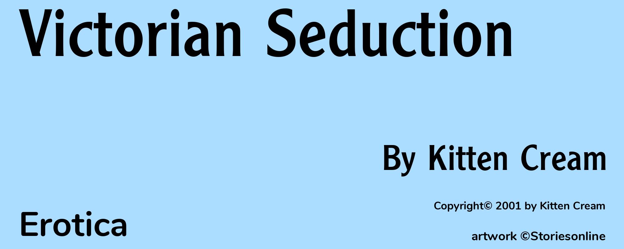 Victorian Seduction - Cover