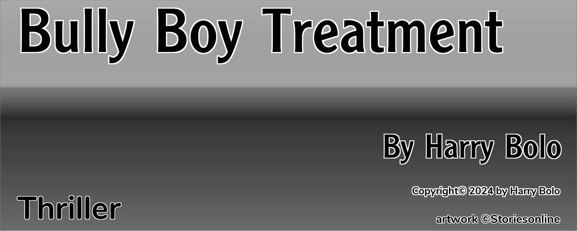 Bully Boy Treatment - Cover