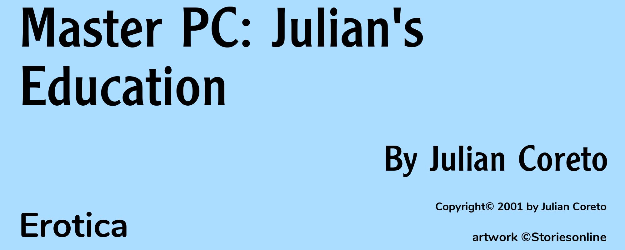 Master PC: Julian's Education - Cover