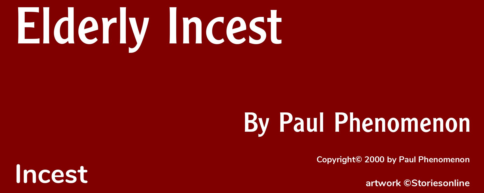 Elderly Incest - Cover