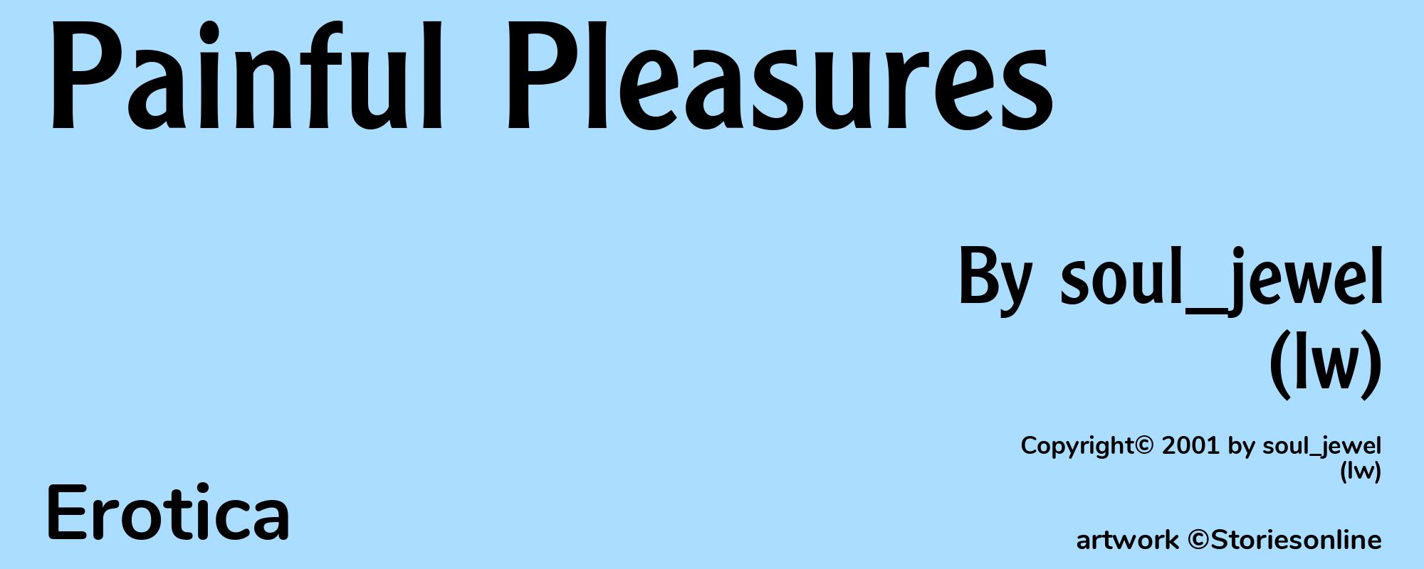 Painful Pleasures - Cover