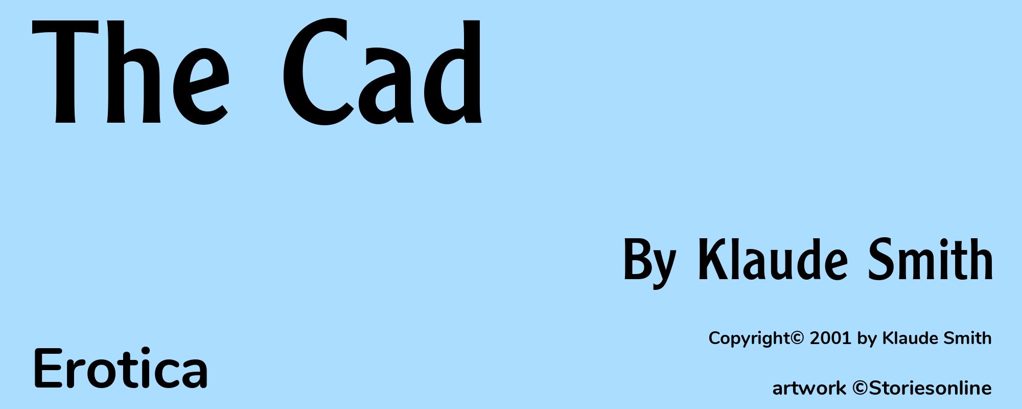 The Cad - Cover