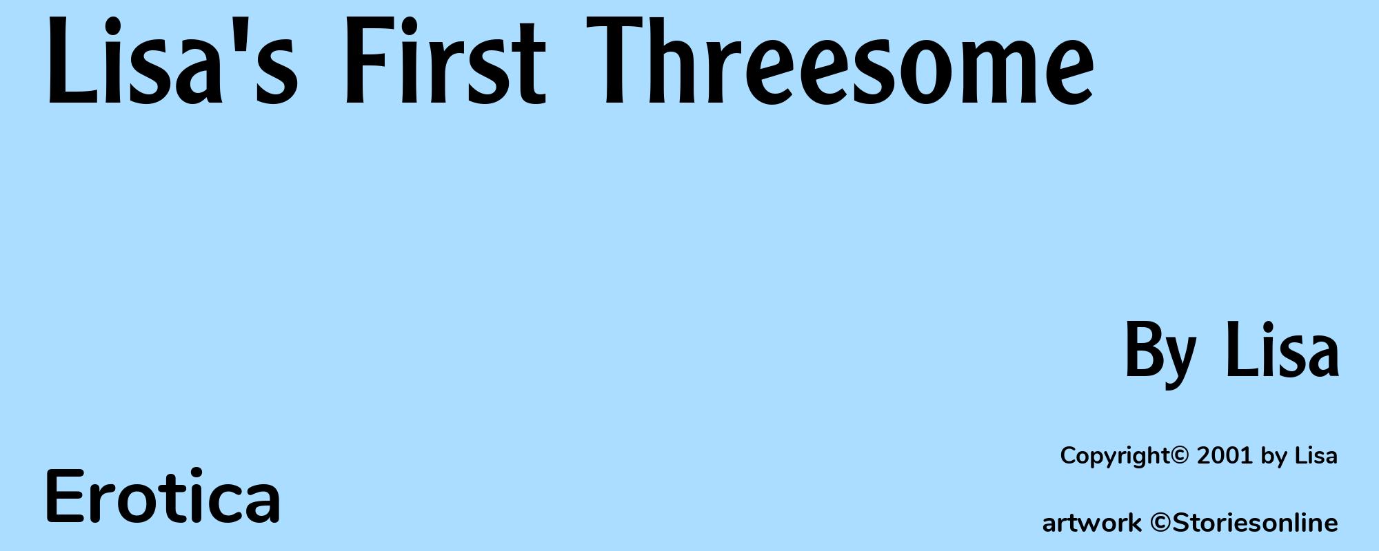 Lisa's First Threesome - Cover