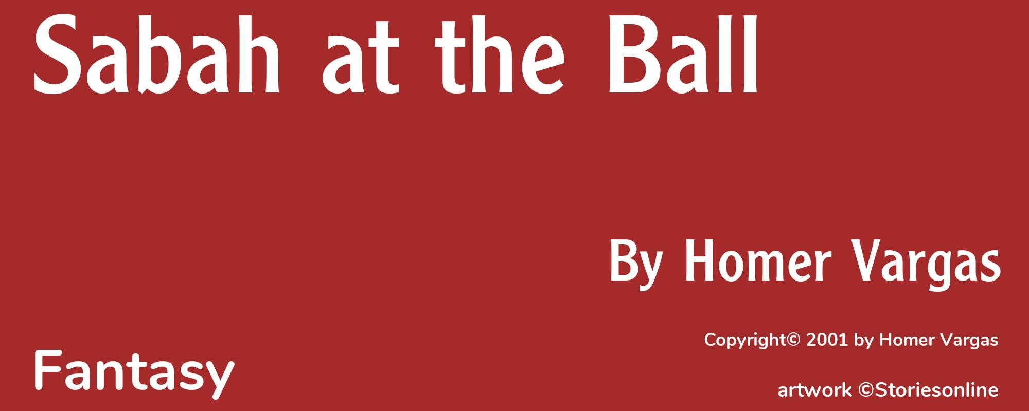 Sabah at the Ball - Cover