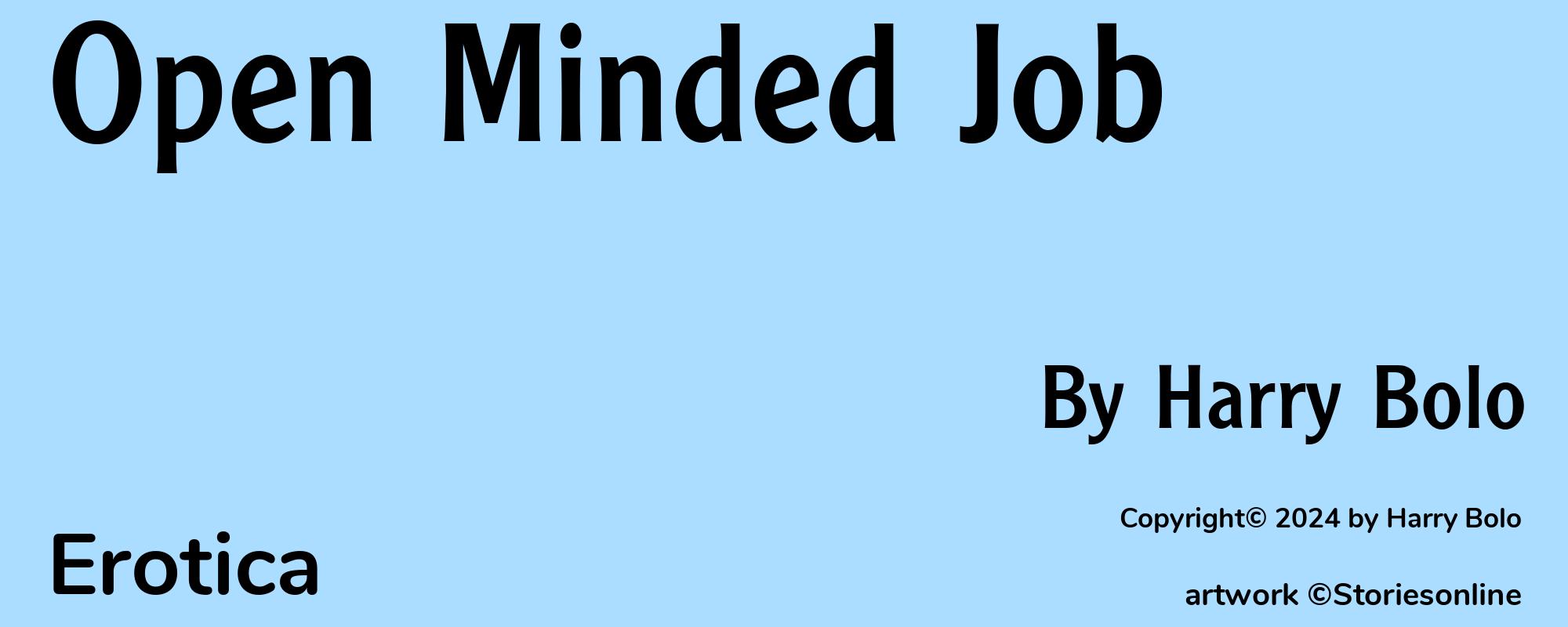 Open Minded Job - Cover