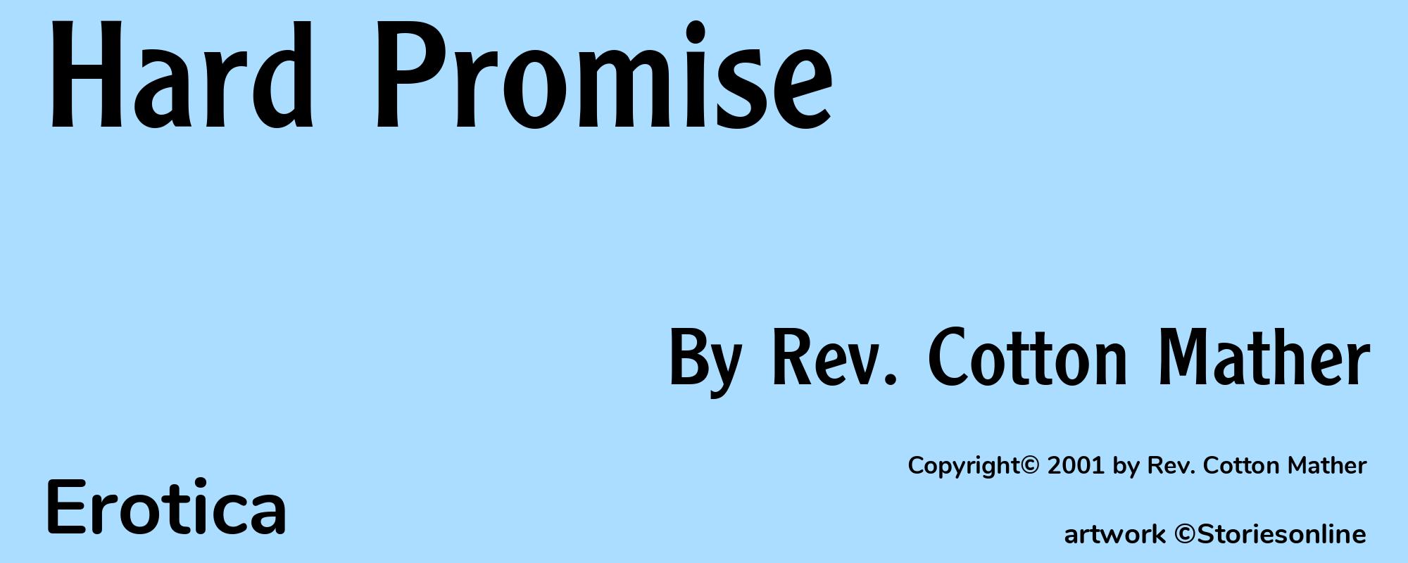 Hard Promise - Cover