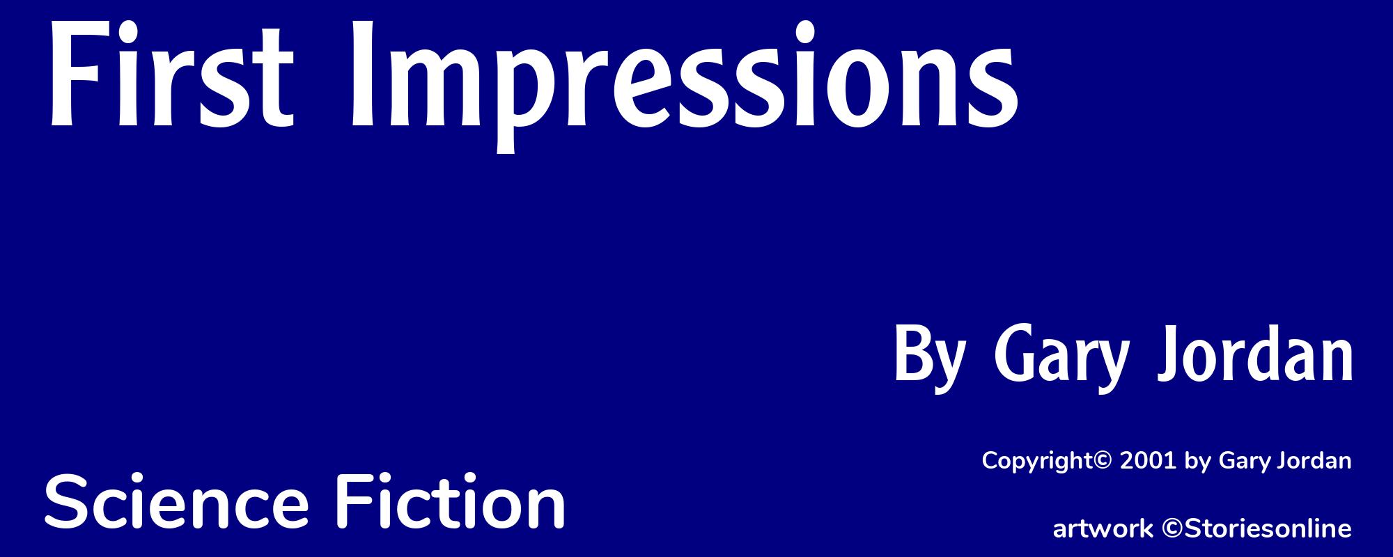 First Impressions - Cover