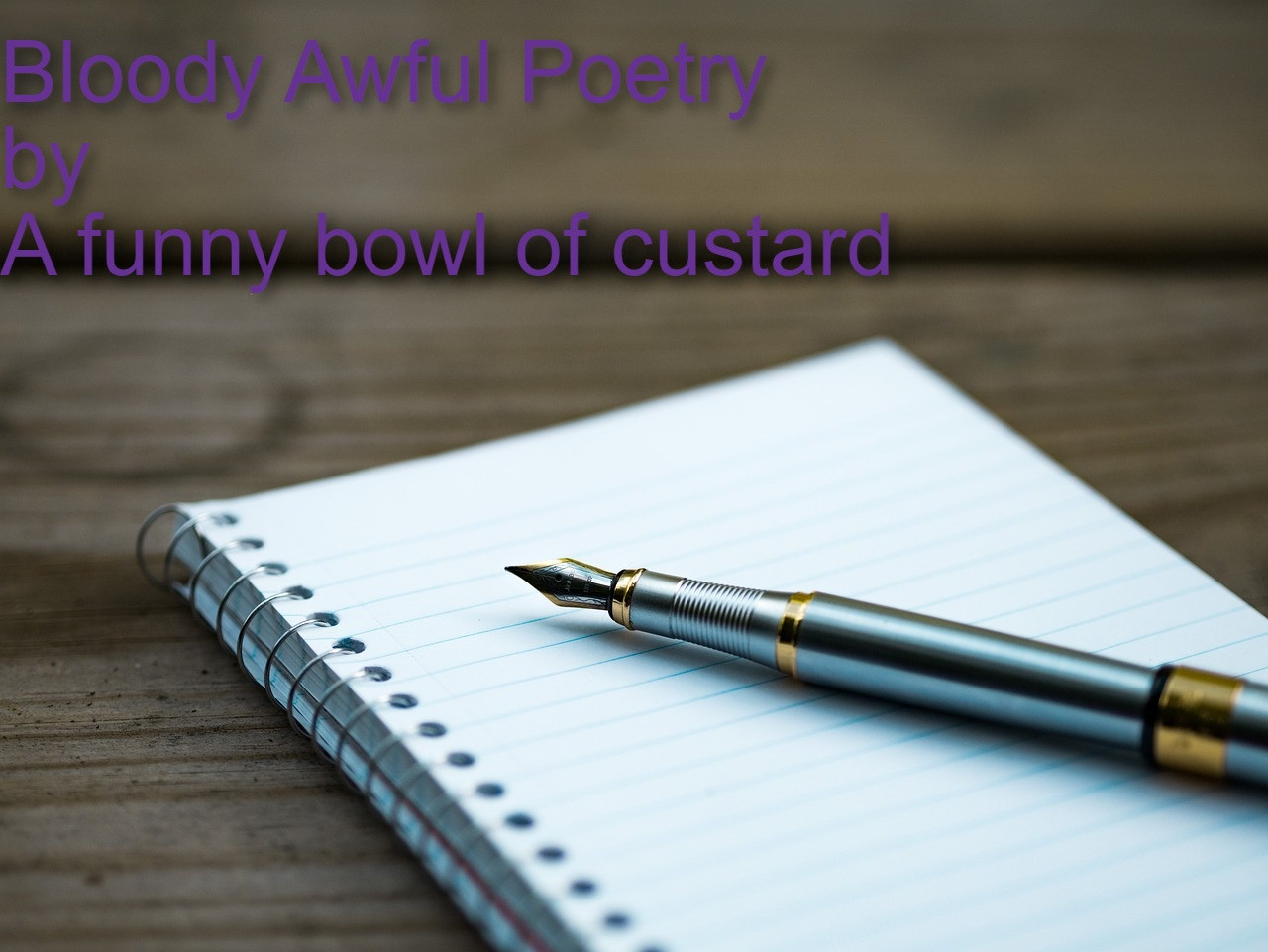 Bloody Awful Poetry - Cover