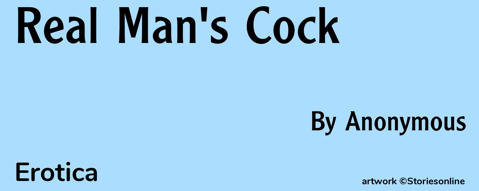 Real Man's Cock - Cover