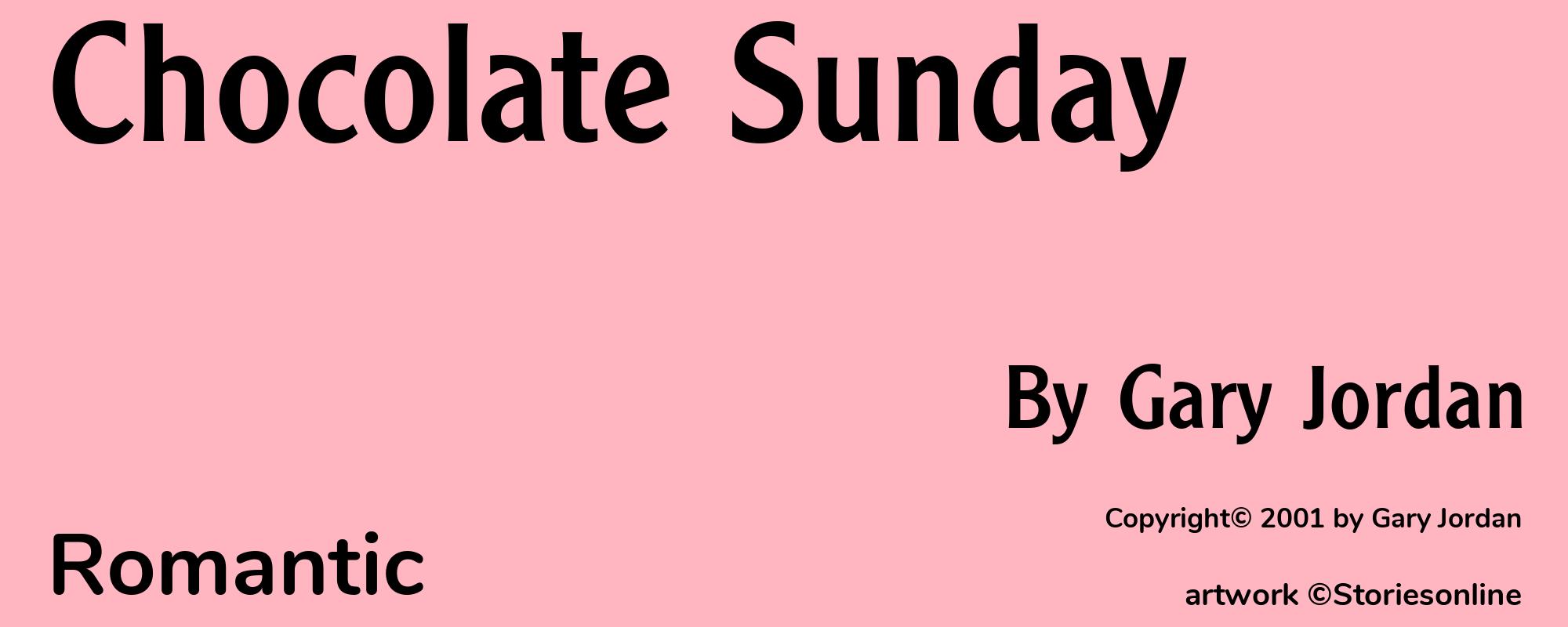 Chocolate Sunday - Cover