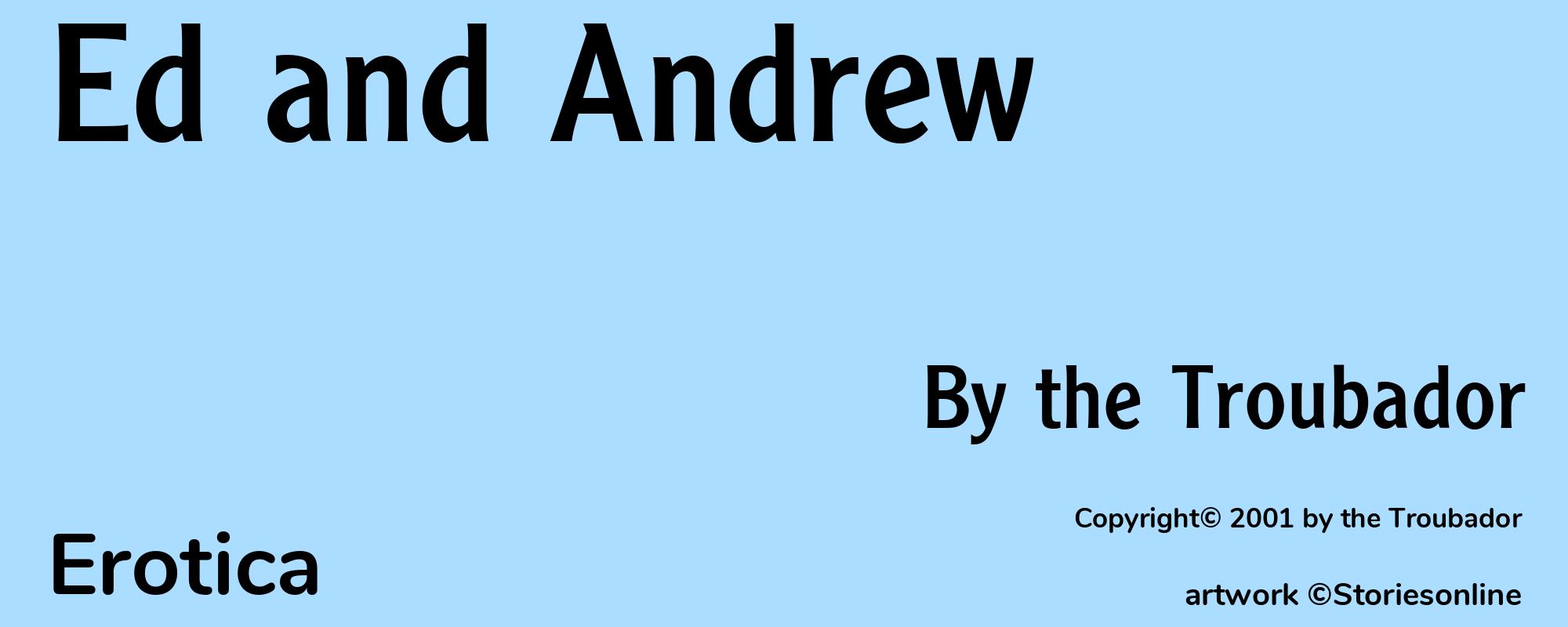 Ed and Andrew - Cover