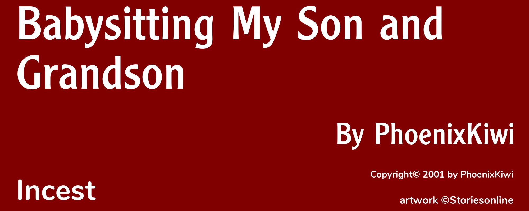 Babysitting My Son and Grandson - Cover