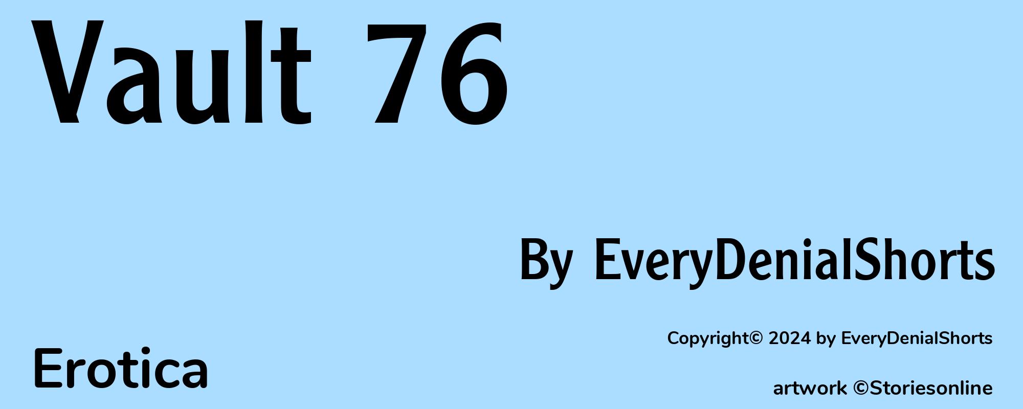 Vault 76 - Cover
