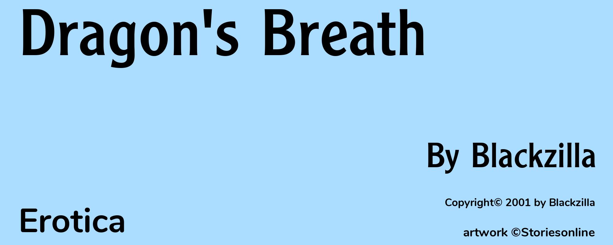 Dragon's Breath - Cover