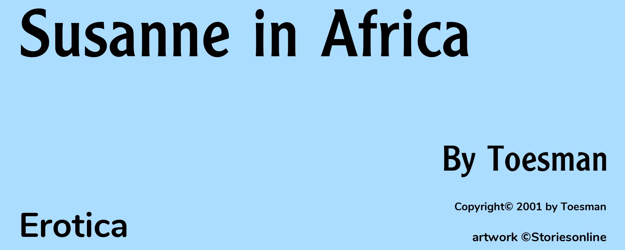 Susanne in Africa - Cover