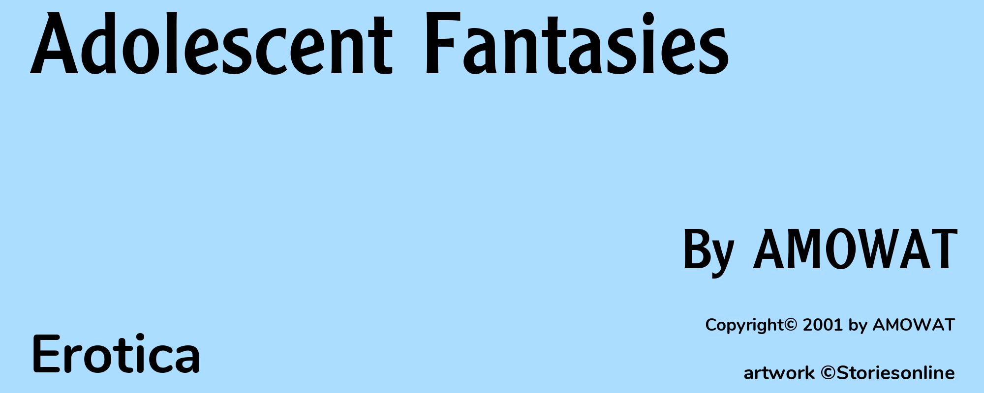 Adolescent Fantasies - Cover