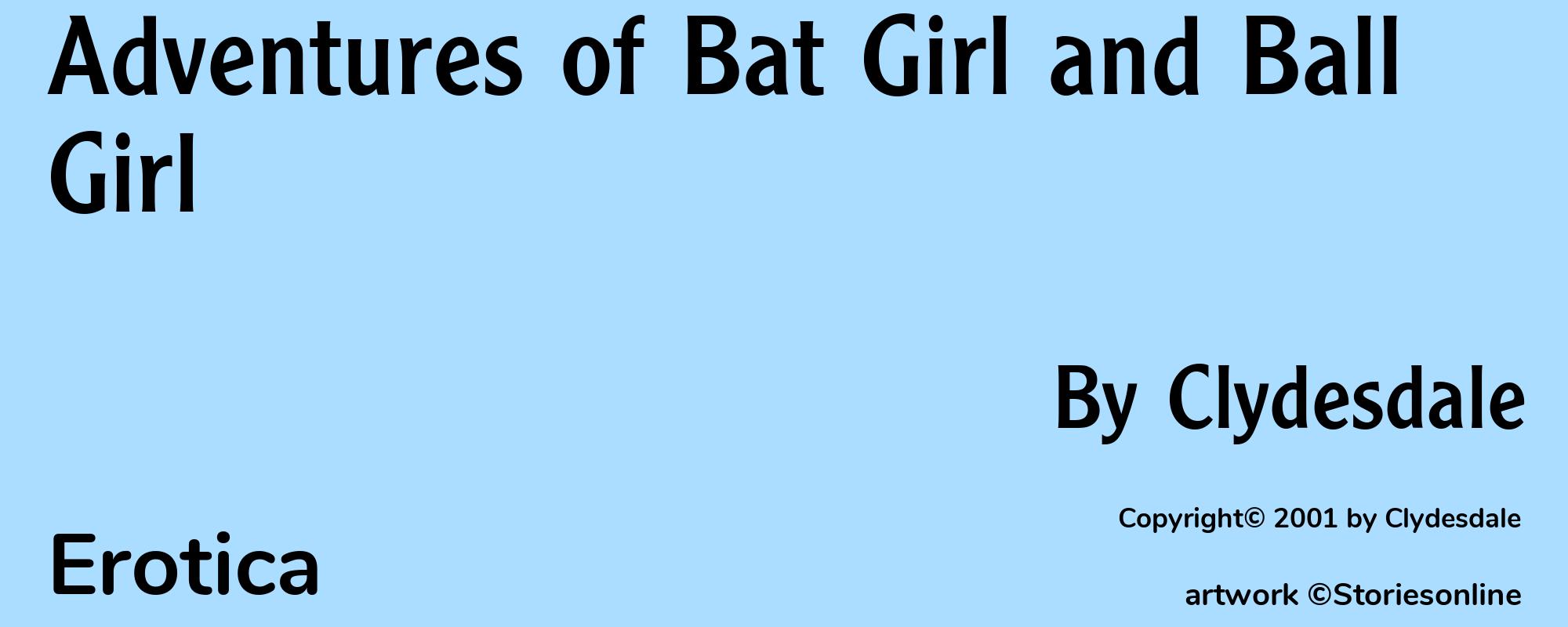 Adventures of Bat Girl and Ball Girl - Cover
