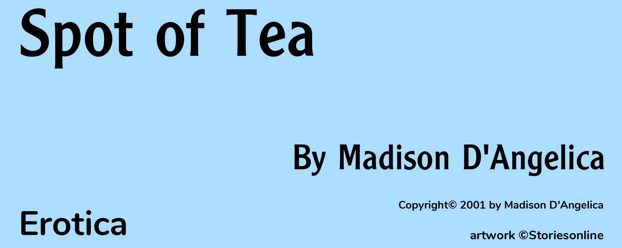 Spot of Tea - Cover