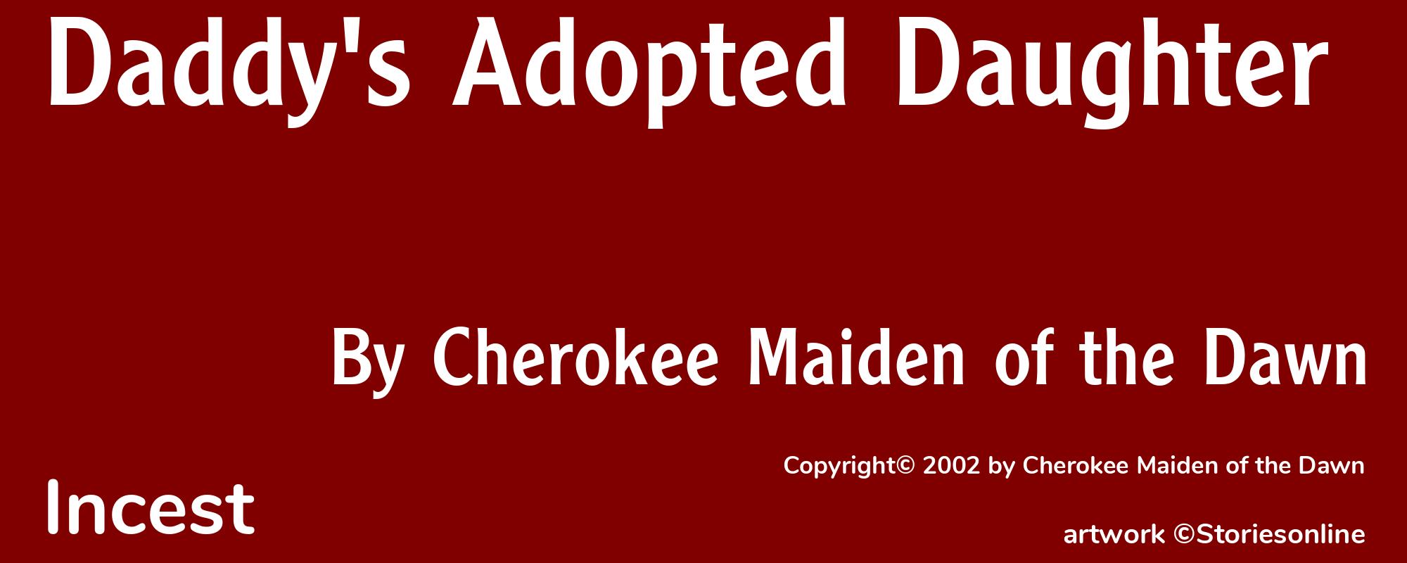 Daddy's Adopted Daughter - Cover
