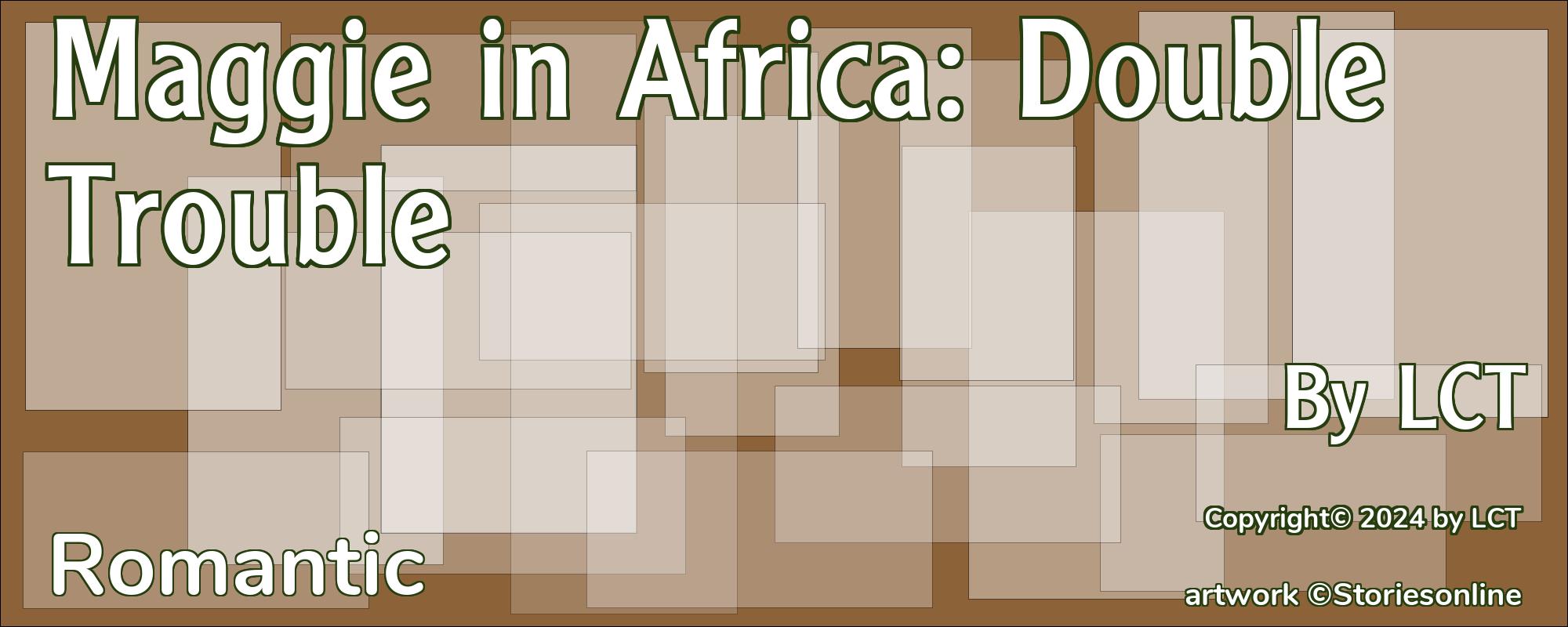 Maggie in Africa: Double Trouble - Cover
