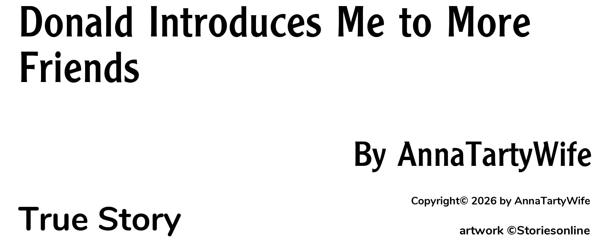 Donald Introduces Me to More Friends - Cover