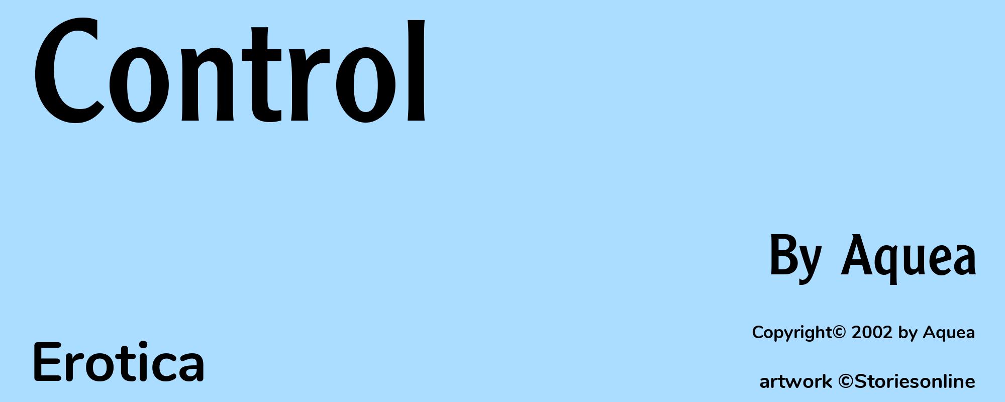 Control - Cover