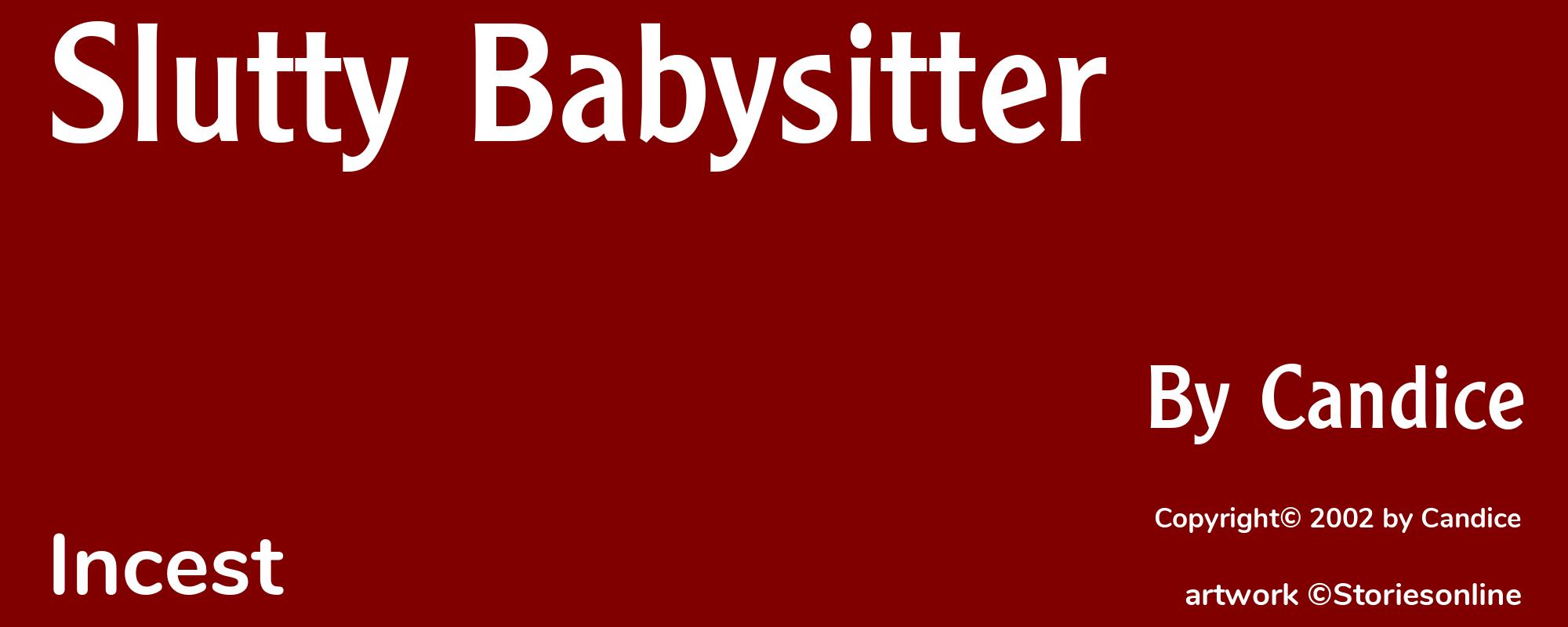 Slutty Babysitter - Cover