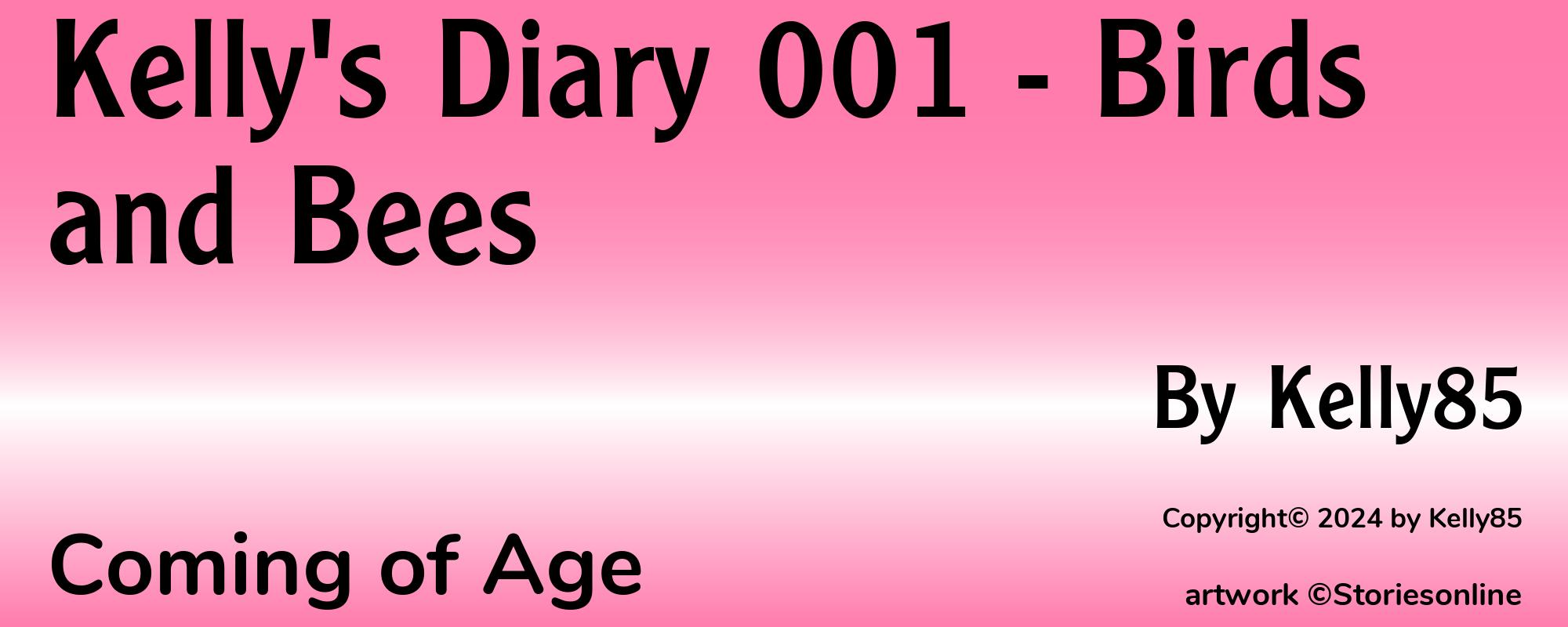 Kelly's Diary 001 - Birds and Bees - Cover