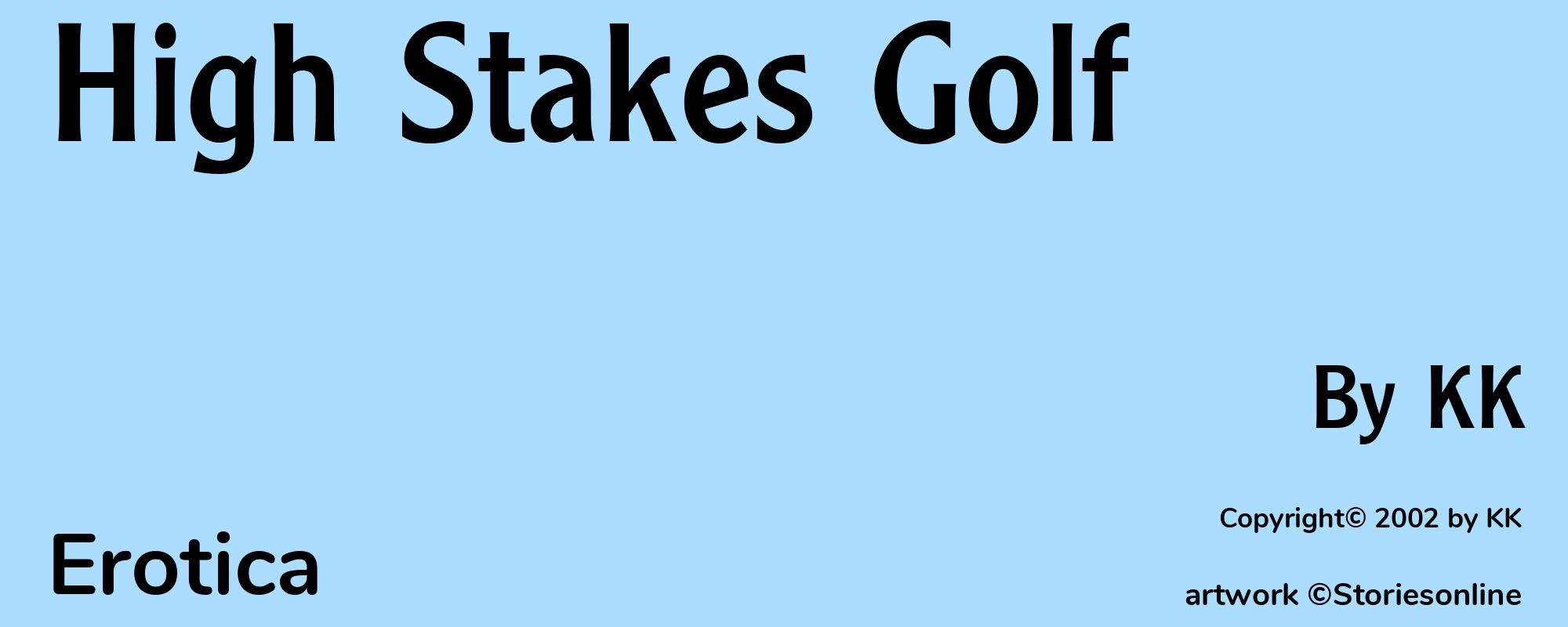 High Stakes Golf - Cover
