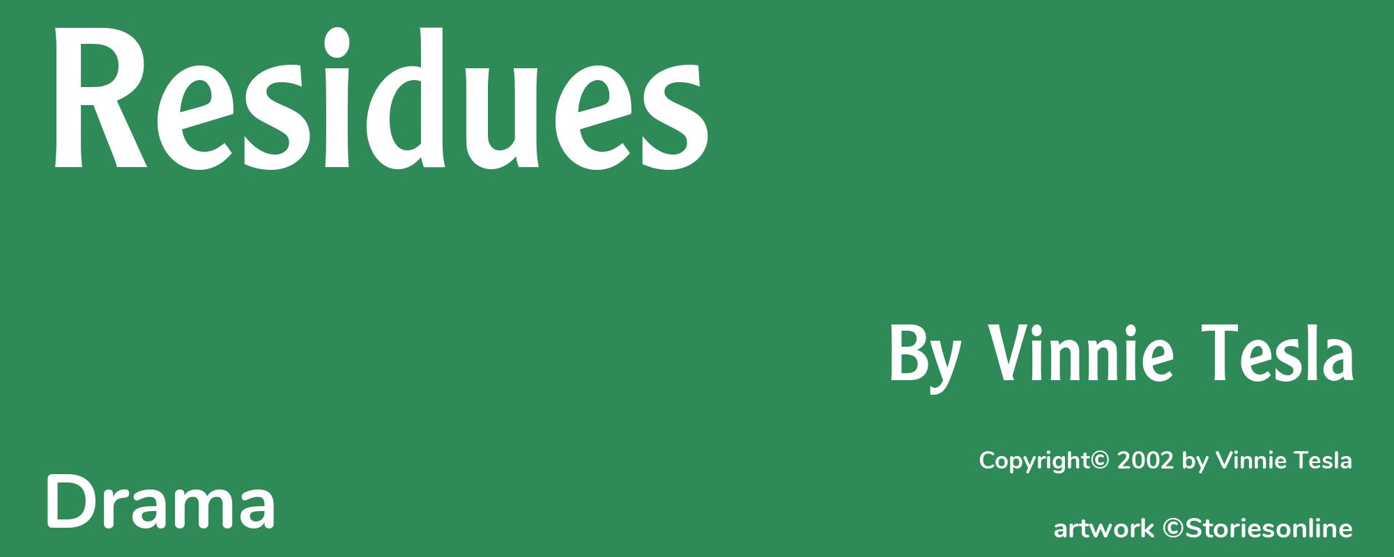 Residues - Cover