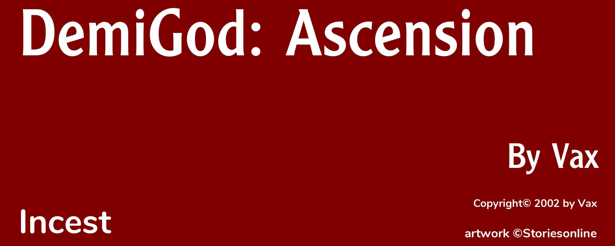 DemiGod: Ascension - Cover