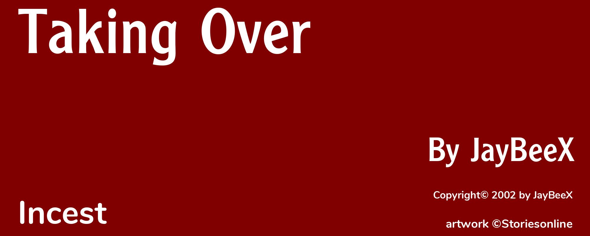 Taking Over - Cover