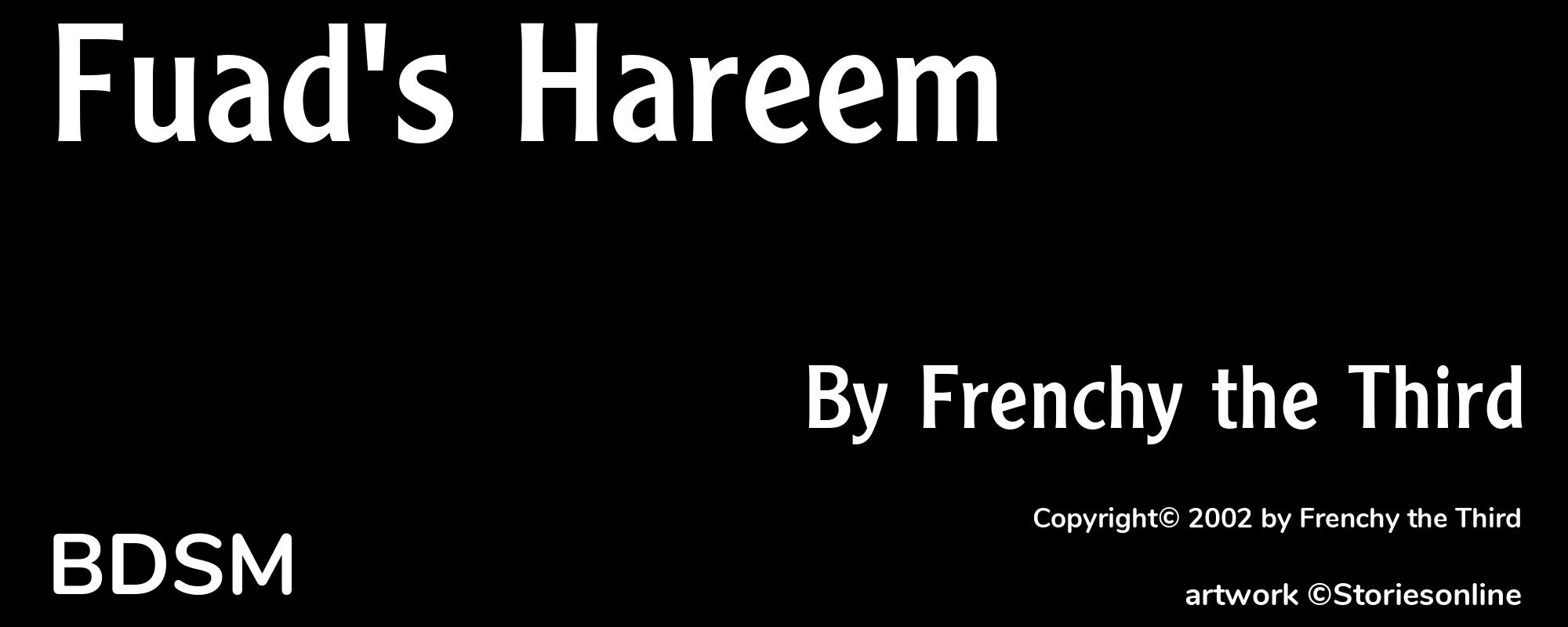 Fuad's Hareem - Cover