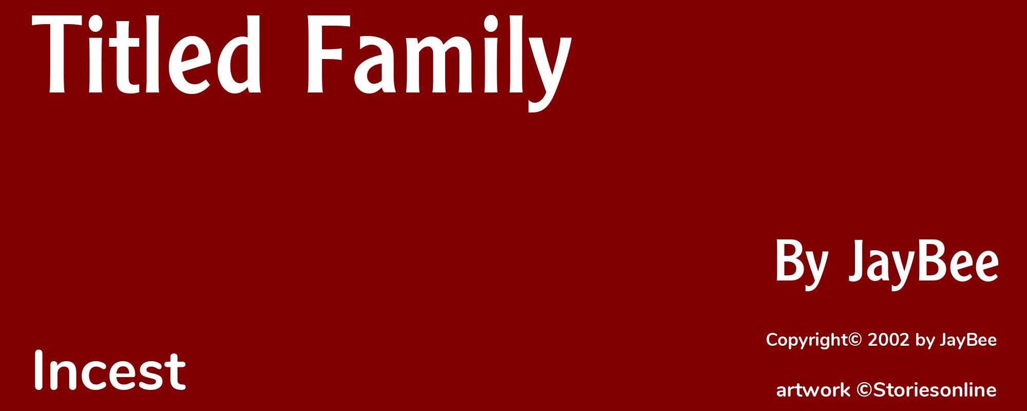 Titled Family - Cover