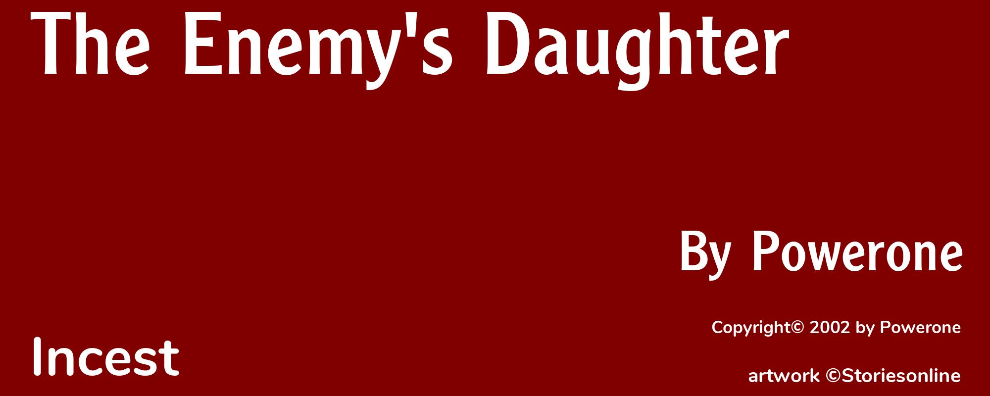 The Enemy's Daughter - Cover