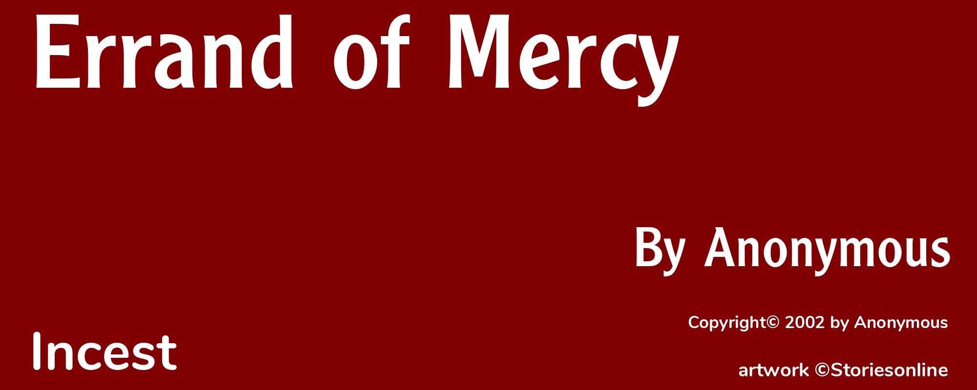 Errand of Mercy - Cover