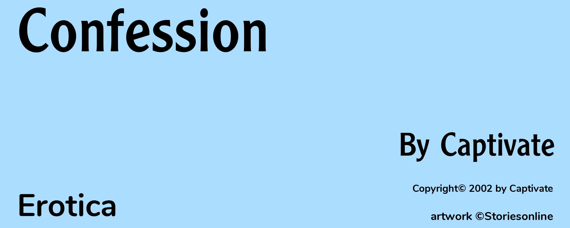 Confession - Cover