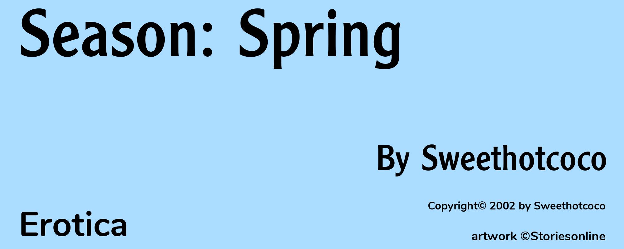 Season: Spring - Cover