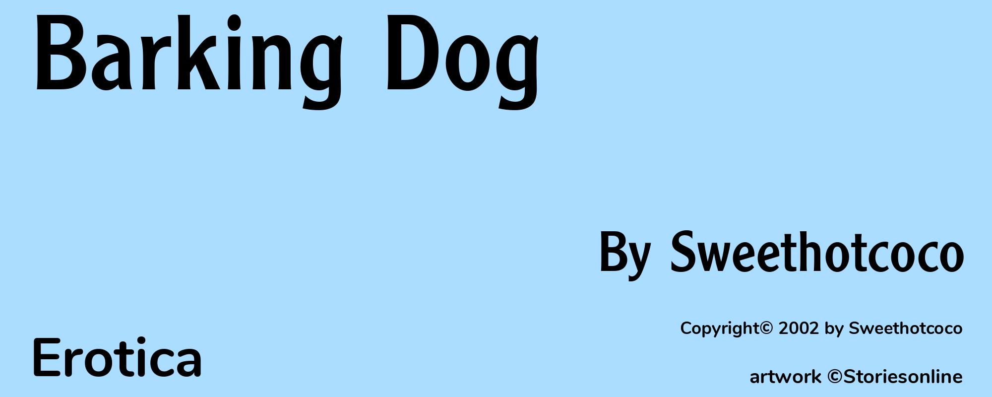 Barking Dog - Cover