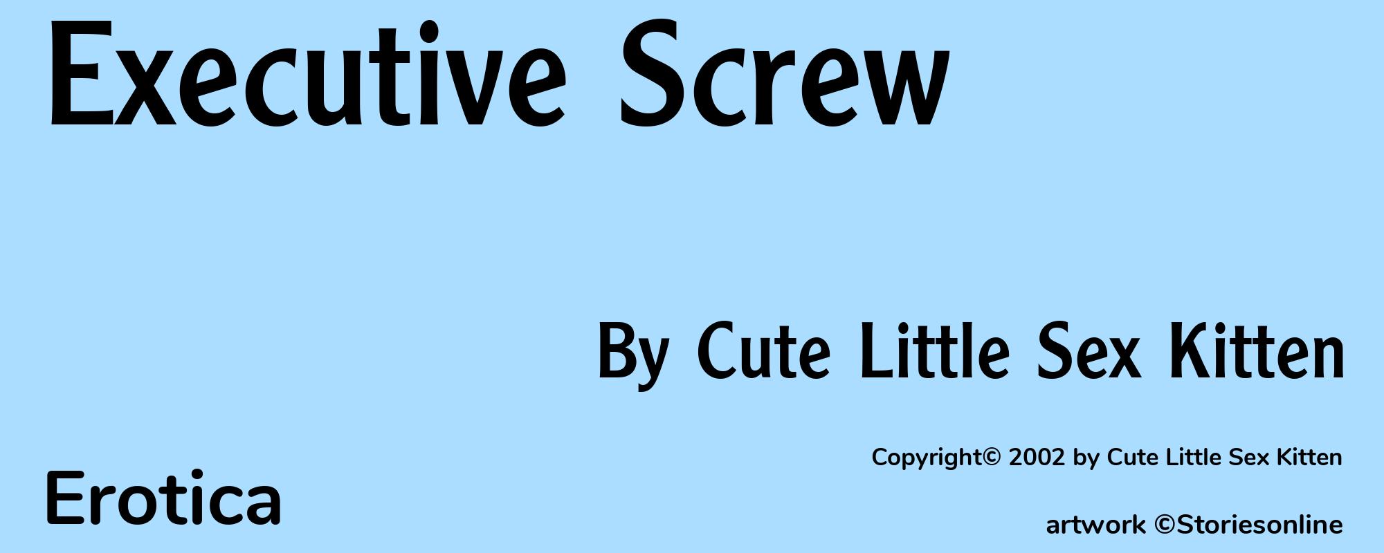 Executive Screw - Cover