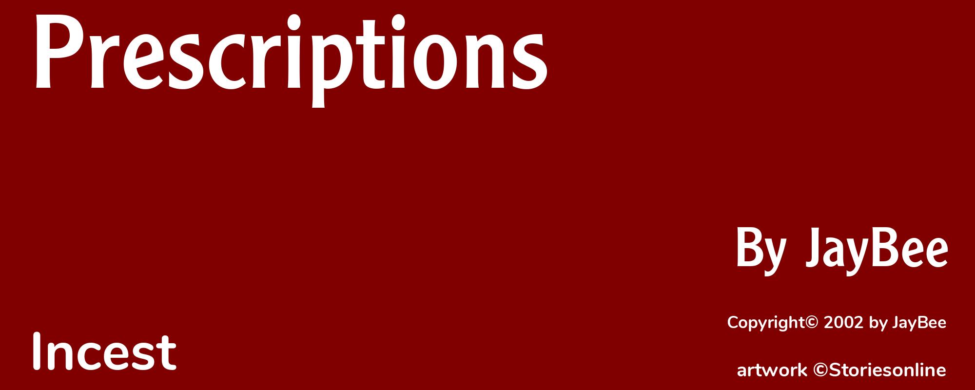 Prescriptions - Cover