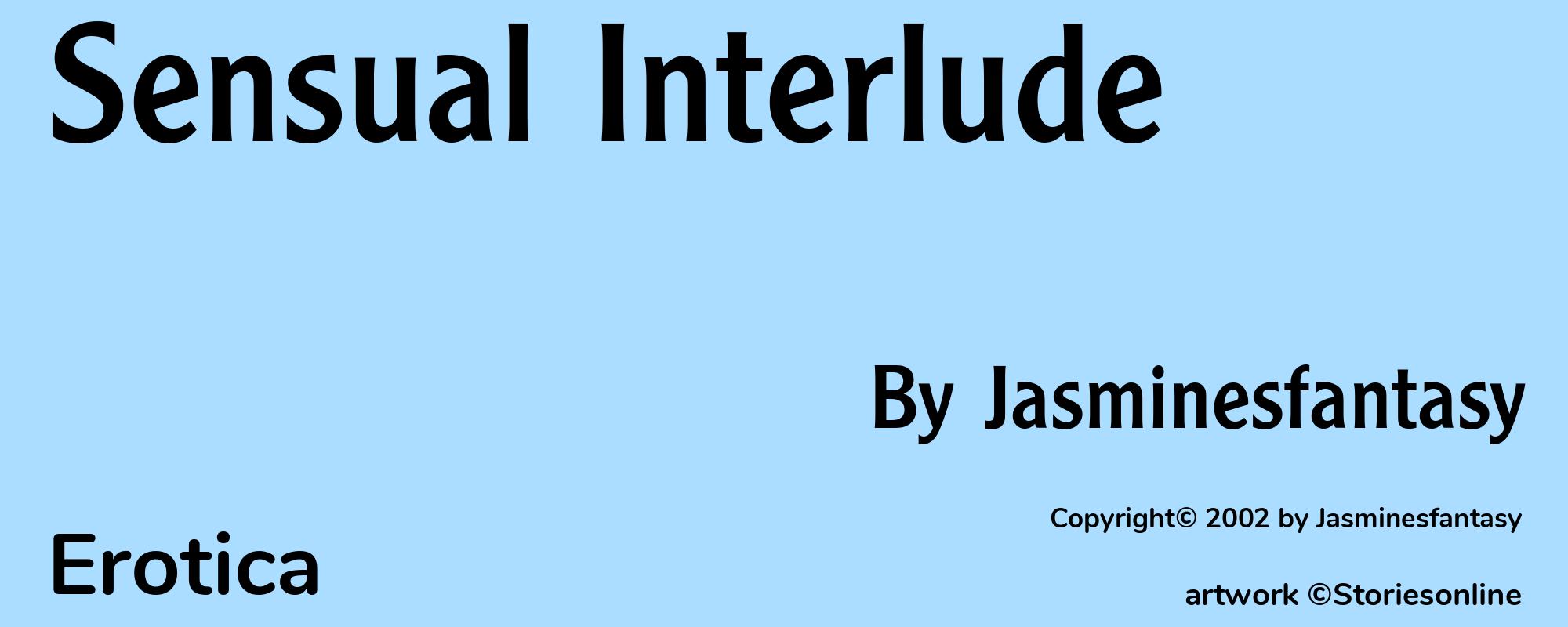 Sensual Interlude - Cover