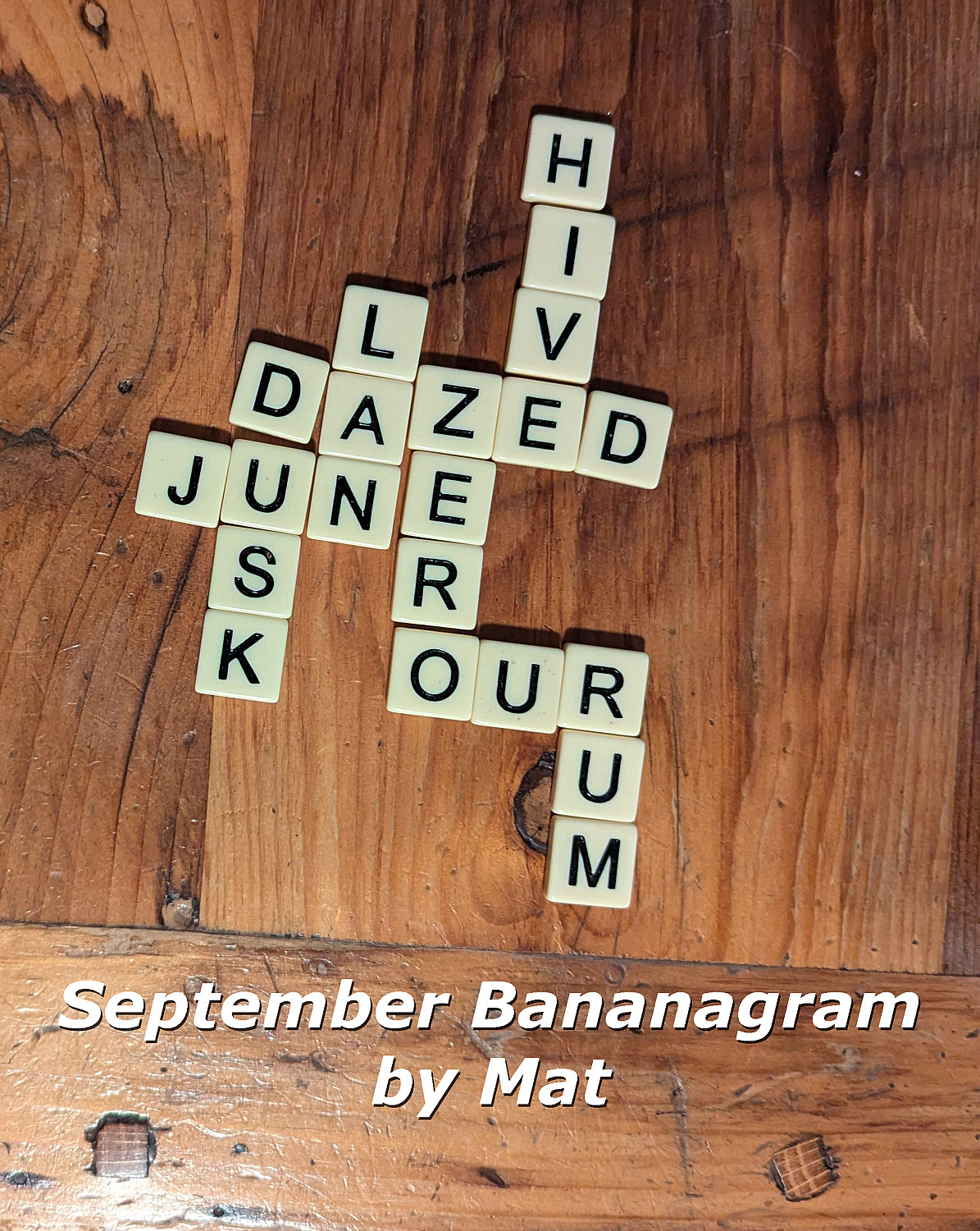 September Bananagram - Cover