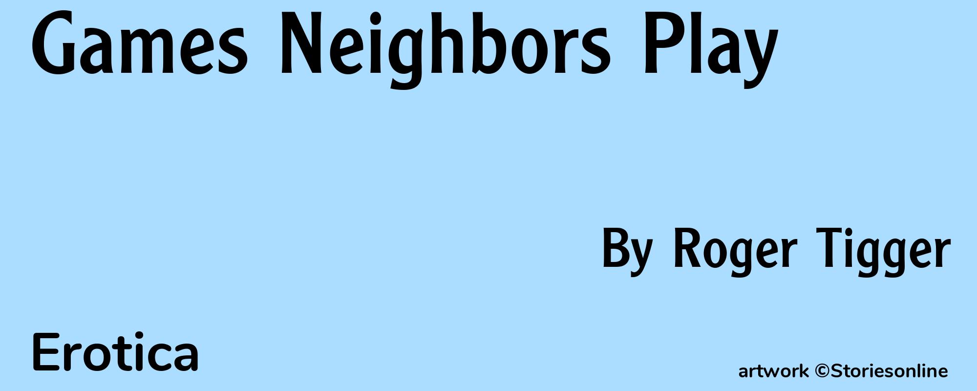 Games Neighbors Play - Cover