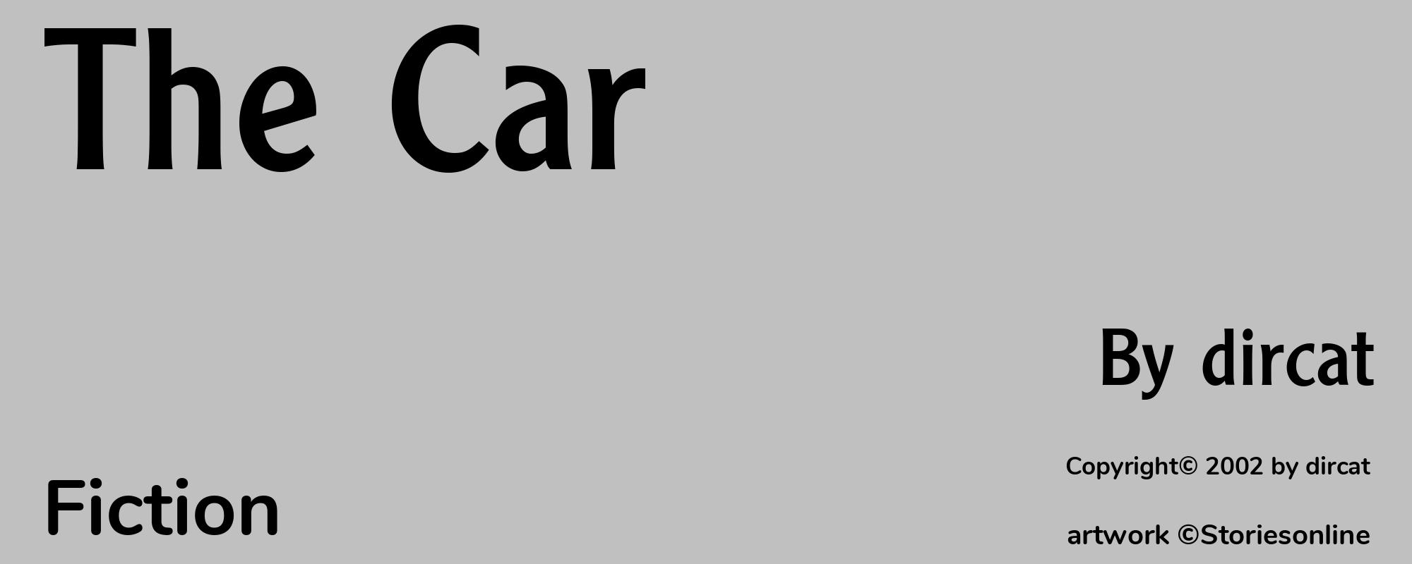 The Car - Cover