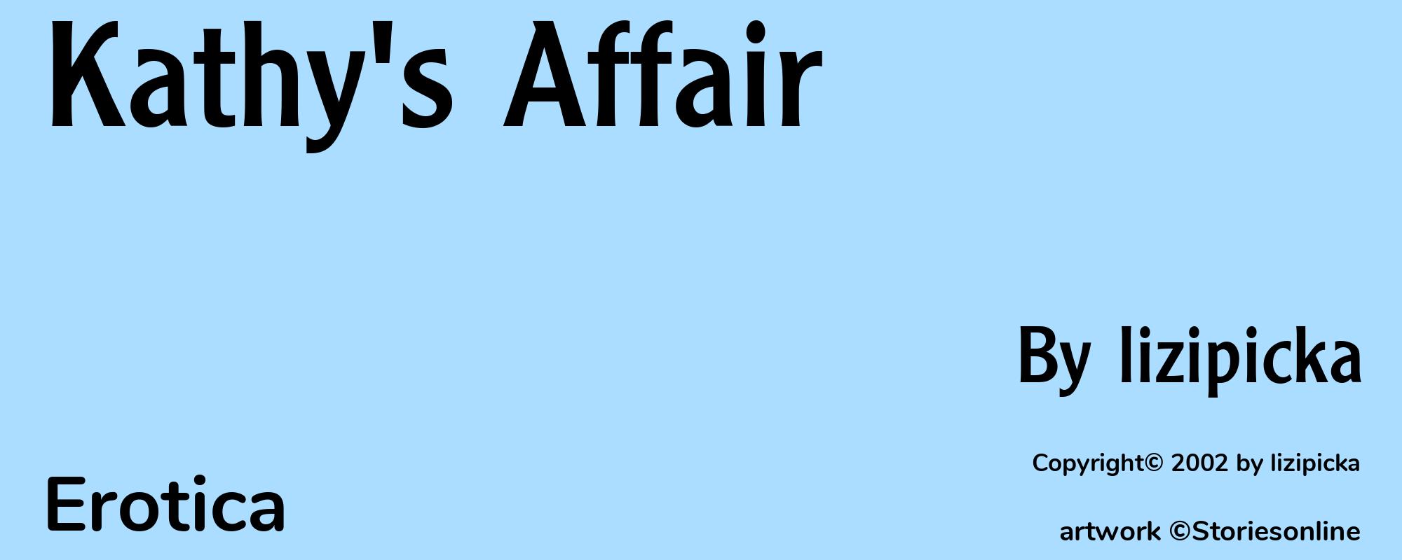 Kathy's Affair - Cover