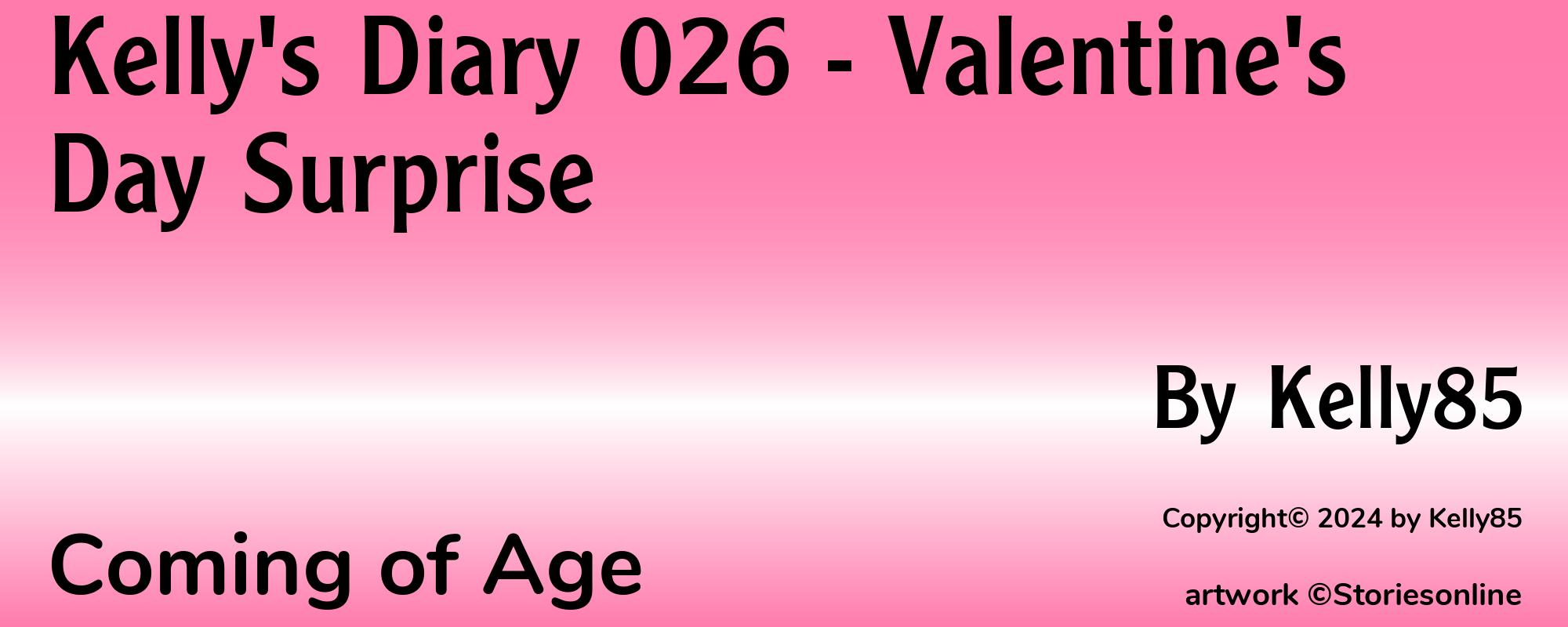 Kelly's Diary 026 - Valentine's Day Surprise - Cover