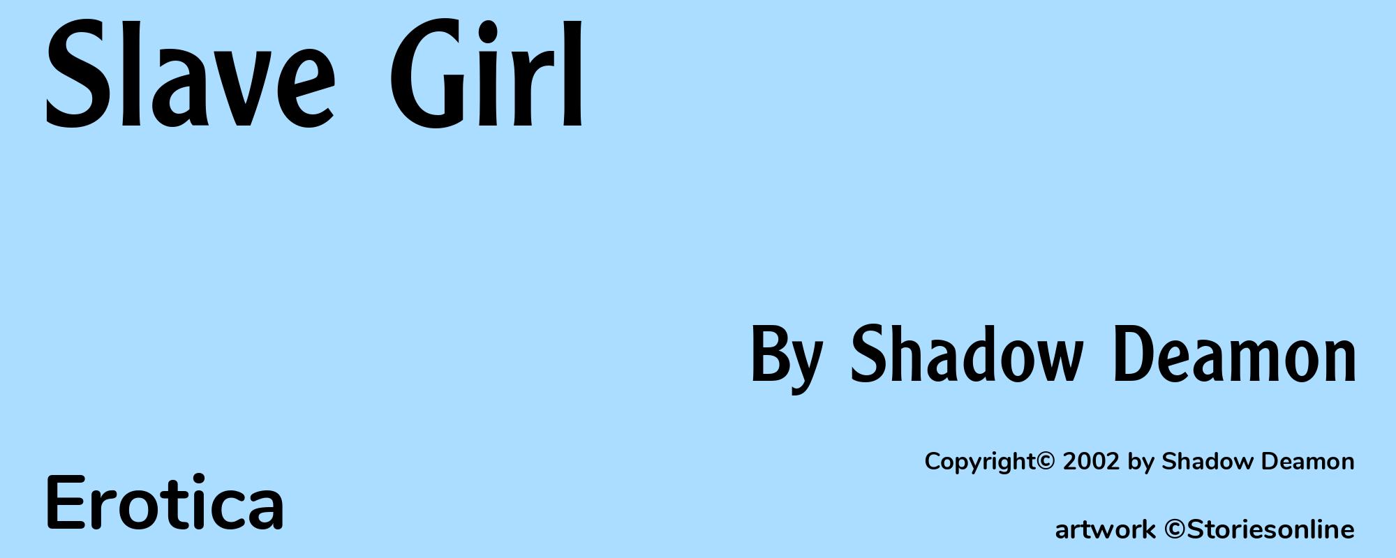 Slave Girl - Cover