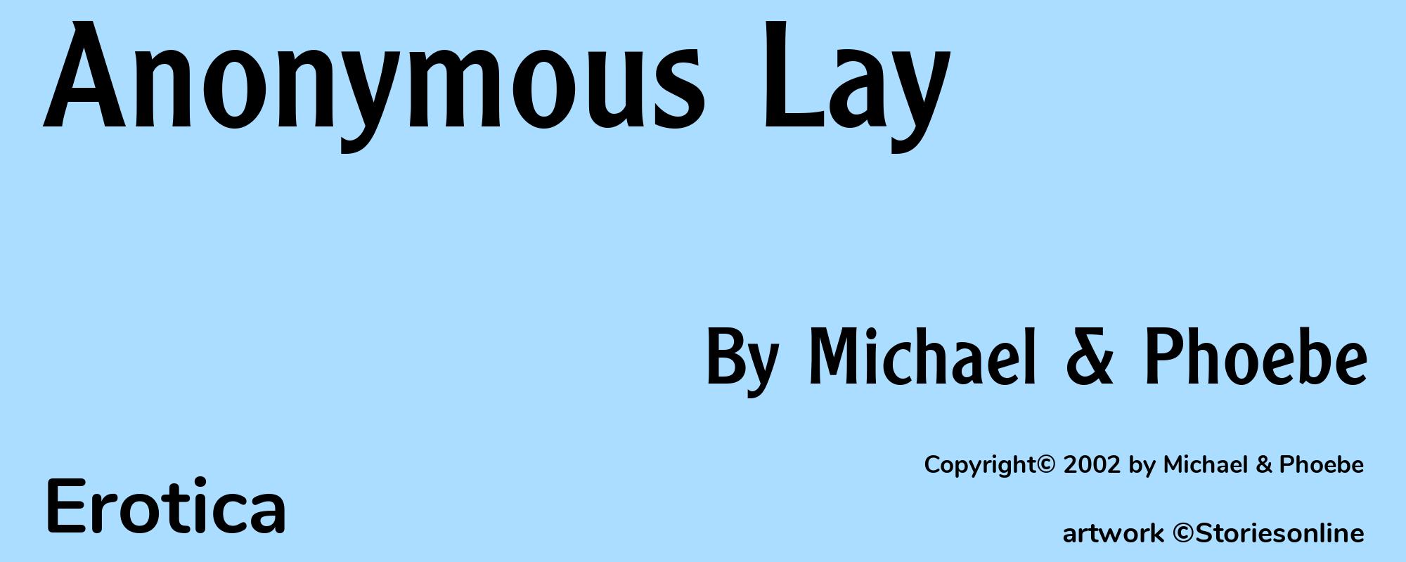 Anonymous Lay - Cover